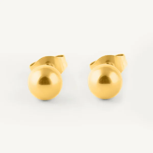 Plain Ball Stud Earrings01