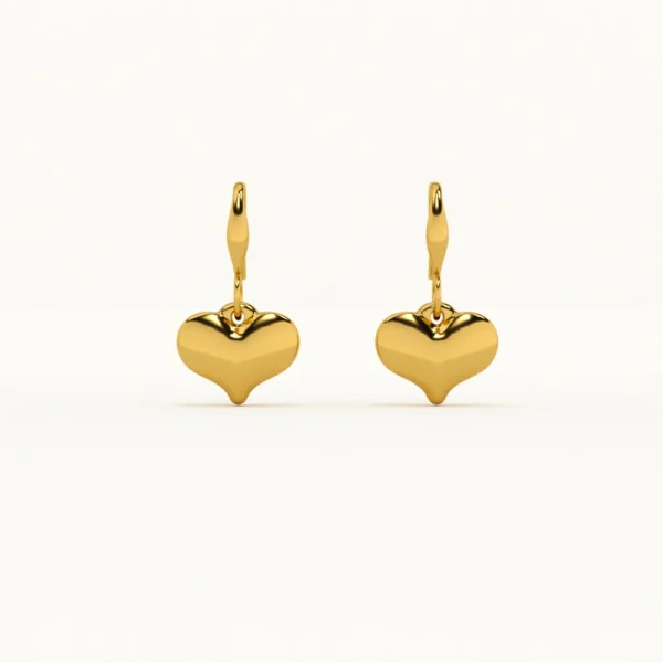 Dangling Heart Earrings