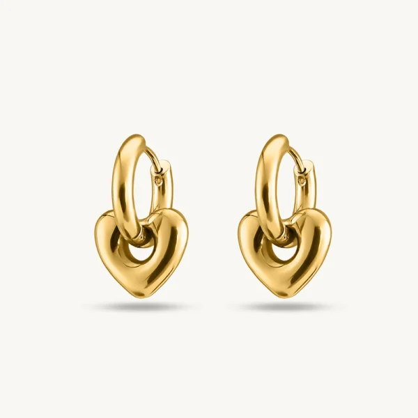 Wrapped With Love Heart Earrings